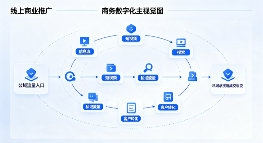 二连浩特市线上商业推广怎么做？全域流量闭环搭建与低成本转化实战指南